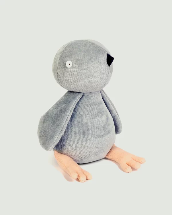 Peluche ADADA “Marcel” le pigeon – tissus sans produits chimiques, certifiée OEKO-TEX, sûre dès la naissance, fabriquée en Europe