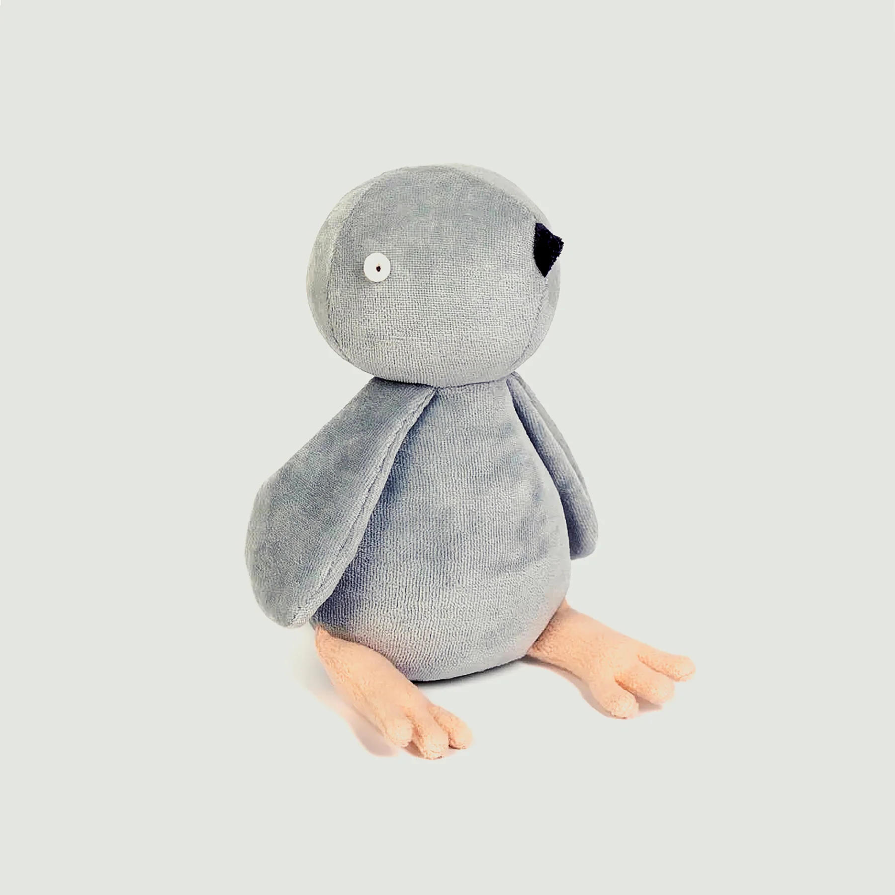 Peluche ADADA “Marcel” le pigeon – tissus sans produits chimiques, certifiée OEKO-TEX, sûre dès la naissance, fabriquée en Europe