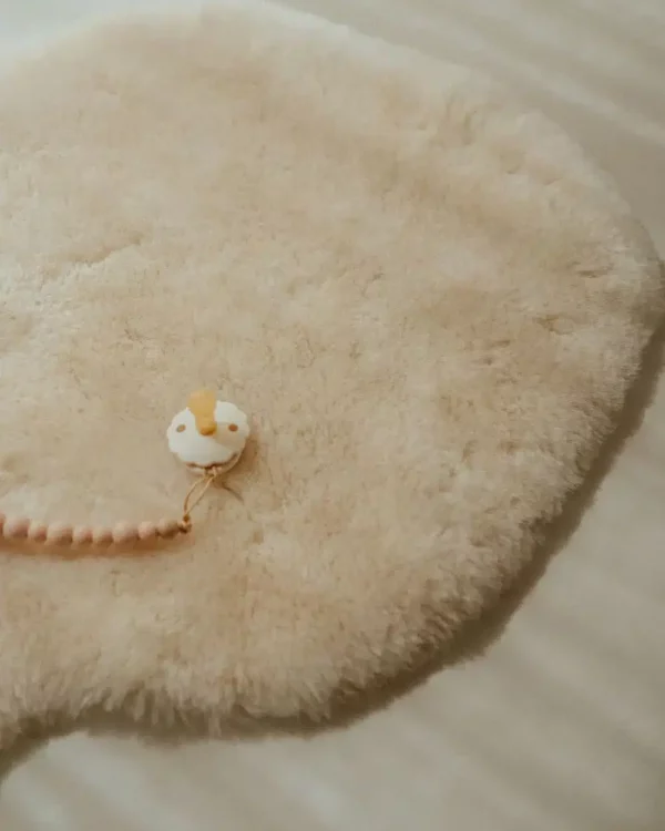Peau de mouton naturelle Miijo pour bébé, certifiée OEKO-TEX