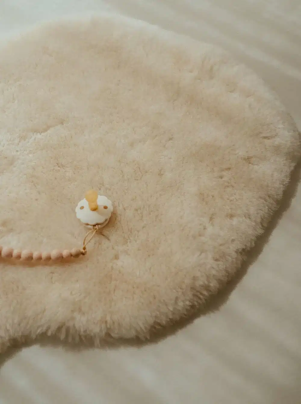 Peau de mouton naturelle Miijo pour bébé, certifiée OEKO-TEX