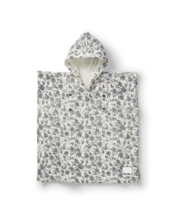 Poncho de bain Elodie Garden Leo Toile avec capuche pour enfant de 1 à 3 ans