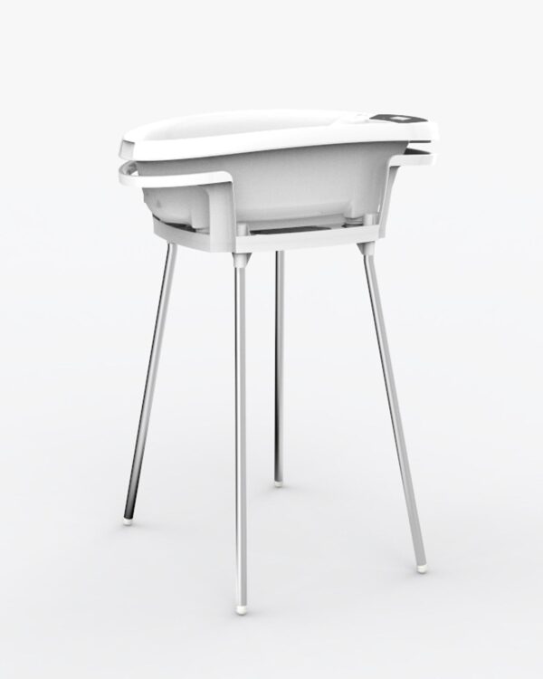 Baignoire bébé Aquascale Baby Patent avec support de bain complet