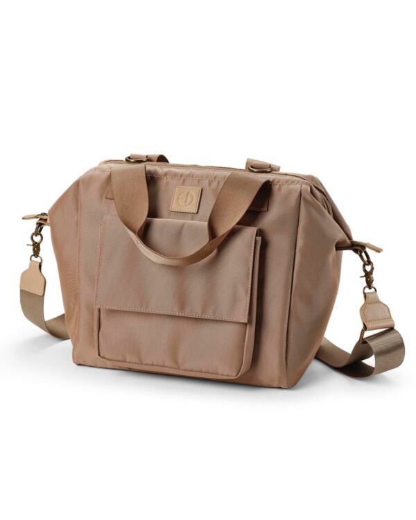 sac à langer Wide Frame Elodie couleur khaki avec grande ouverture et bandoulière