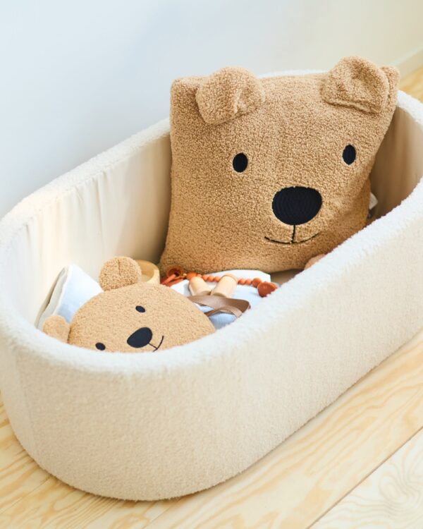 Berceau 2 en 1 évolutif Childhome Teddy Off White avec peluches et accessoires enfant