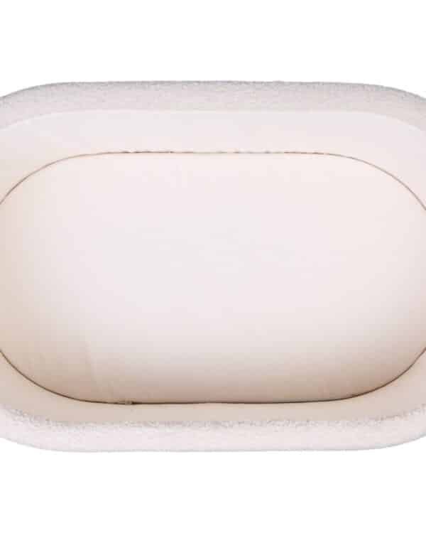 Vue du dessus du berceau 2 en 1 évolutif Childhome Teddy Off White