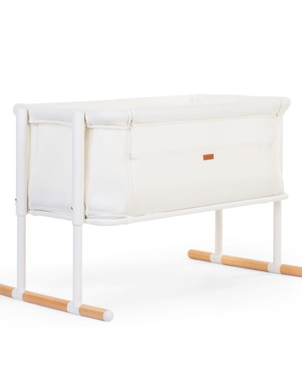 Vue 3/4 du cododo EVOLUX 2 en 1 Childhome Natural White