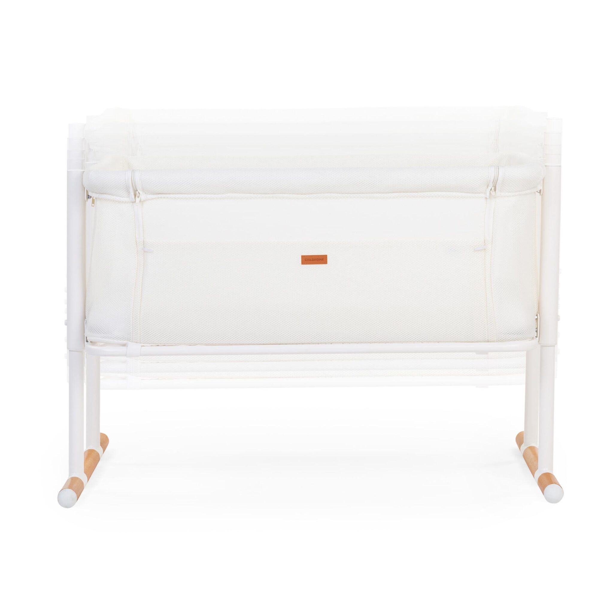 Vue arrière du cododo EVOLUX 2 en 1 Childhome Natural White