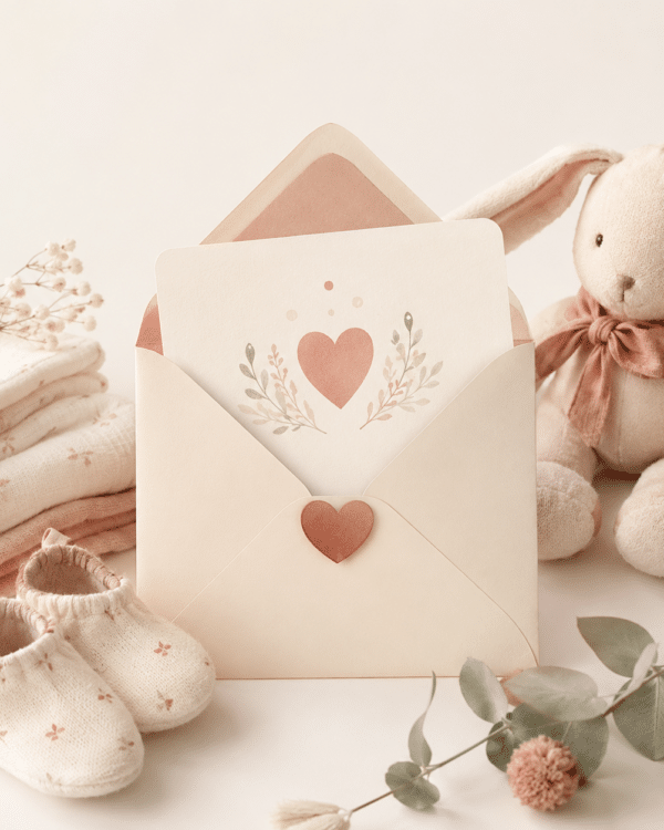 Contribution libre à la cagnotte de naissance pour aider les parents à compléter leur liste de bébé.