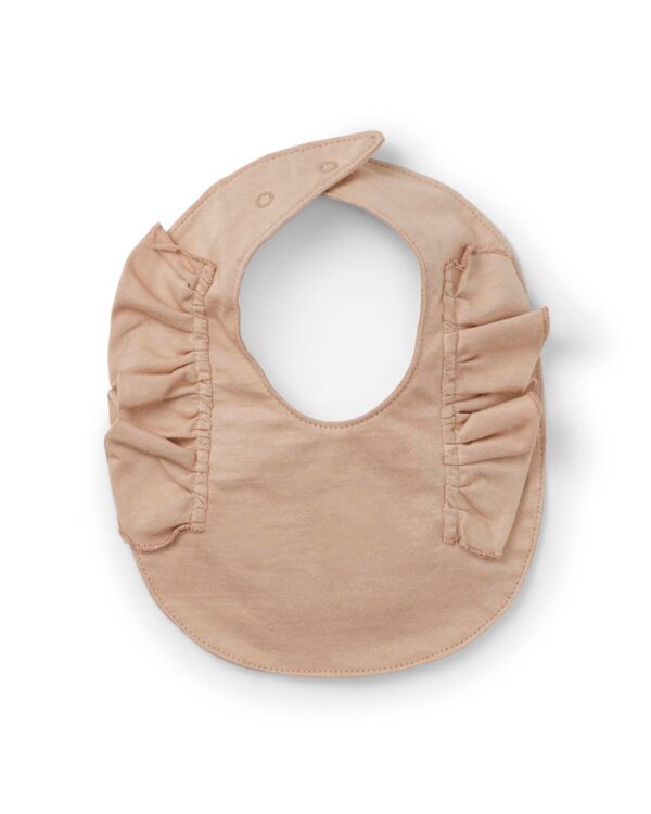 Bavoir bandana Elodie Blushing Pink avec boutons pression réglables
