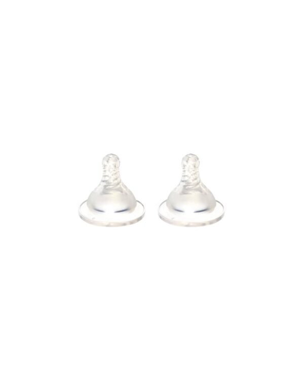 Tétines silicone Elodie anti-colique compatibles avec les biberons en verre Elodie